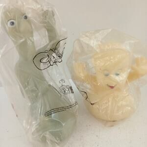 Vtg Casper Friendly Ghost & Stretch Pizza Hut Toy 1995 Glow In Dark Sealed New